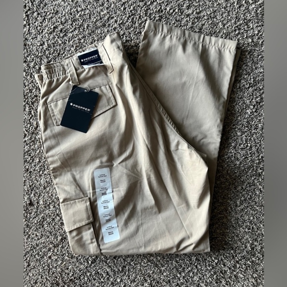 NWT PROPPER Beige Tactical Cargo Pants for Men 40x32